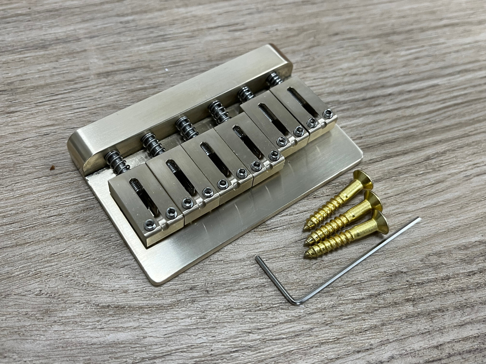 American Vintage Hardtail bridge all brass CNC Machined — Aumsen guitar part