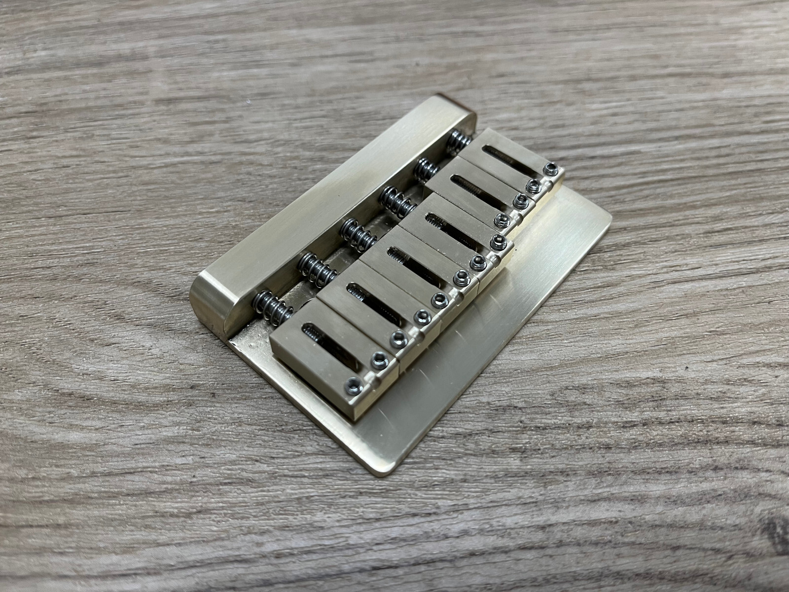 American Vintage Hardtail bridge all brass CNC Machined — view 2