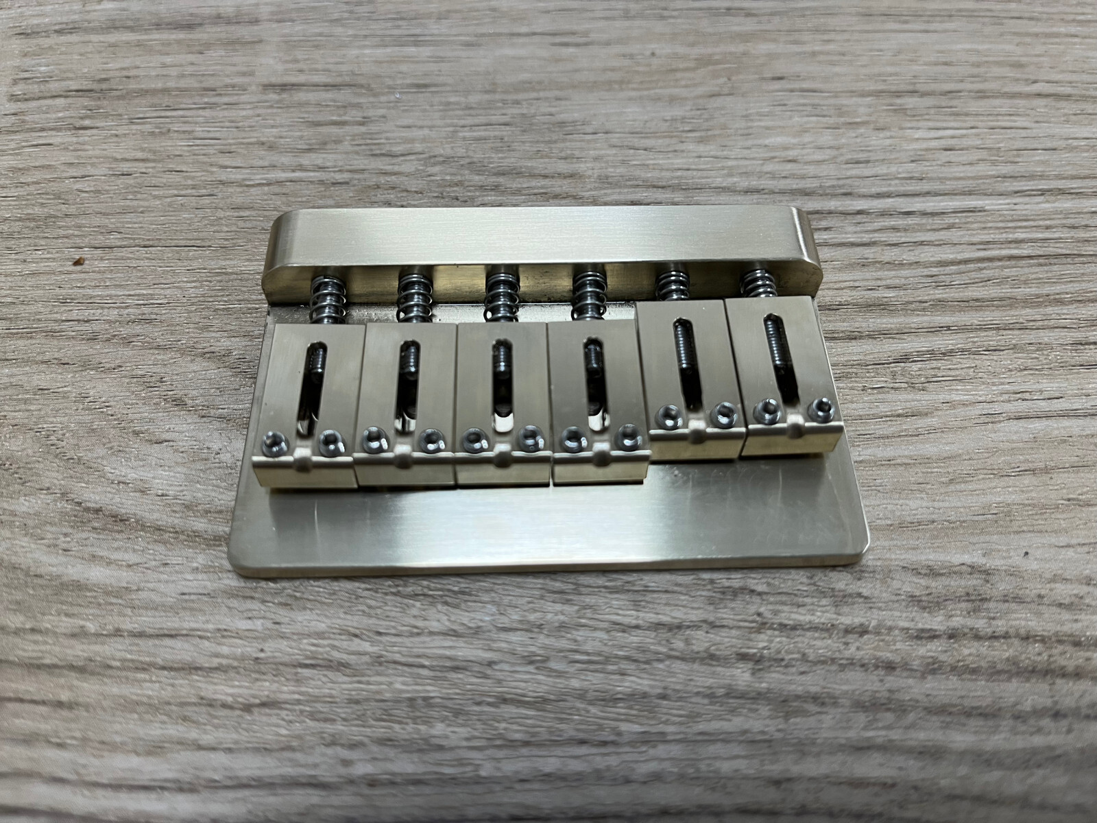American Stratocaster Hardtail Bridge CNC Machined w/ all brass 2 1/16" — view 5
