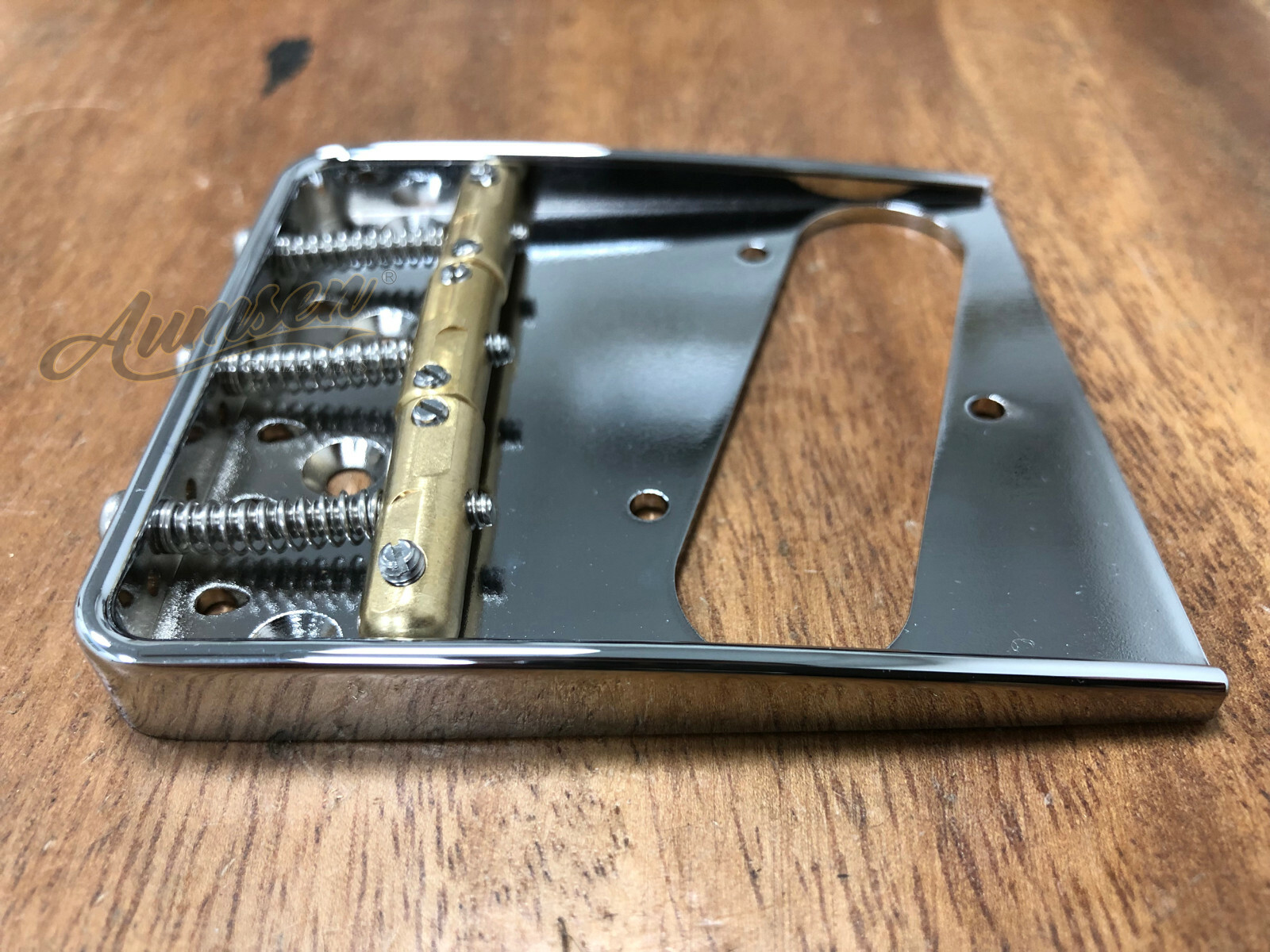 Aluminium Telecaster® Bridge-Tele Brass Compensated Saddles — view 4