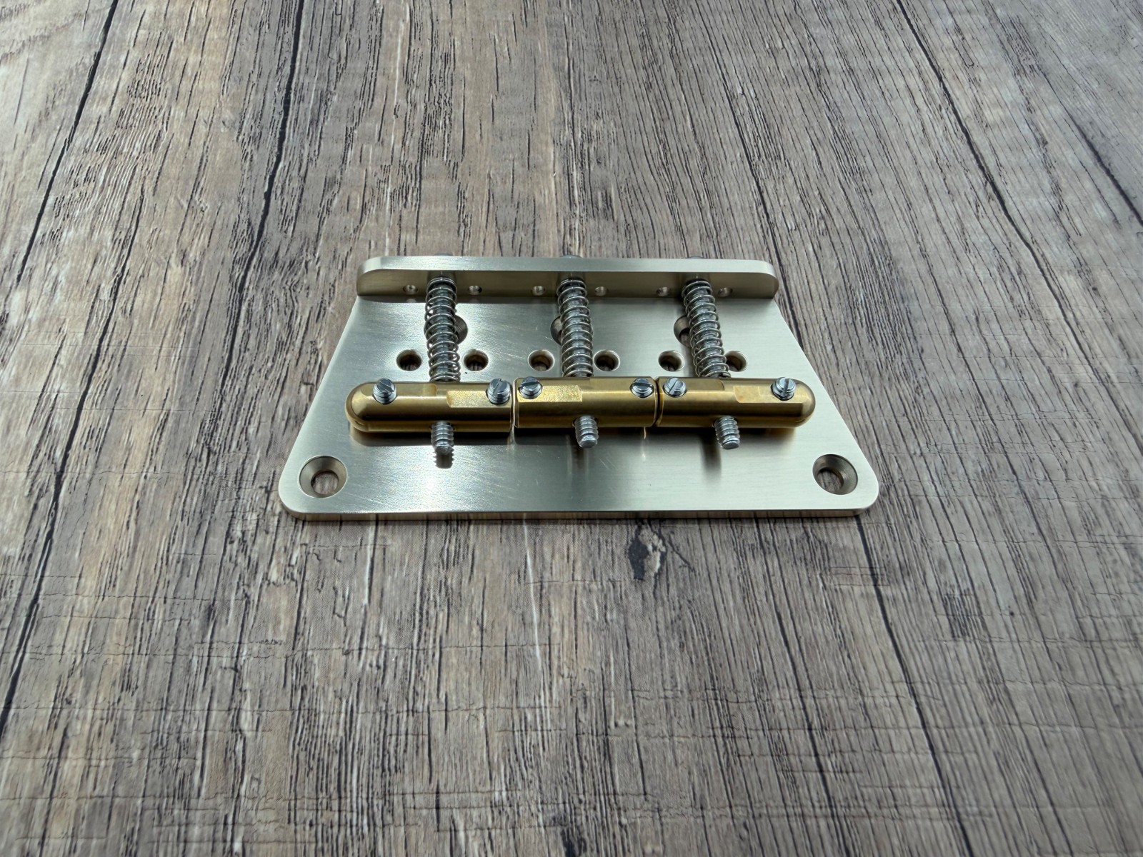 Brass Hardtail Hard Tail Fixed Guitar Bridge For 2-1/8'' String Spacing — view 2