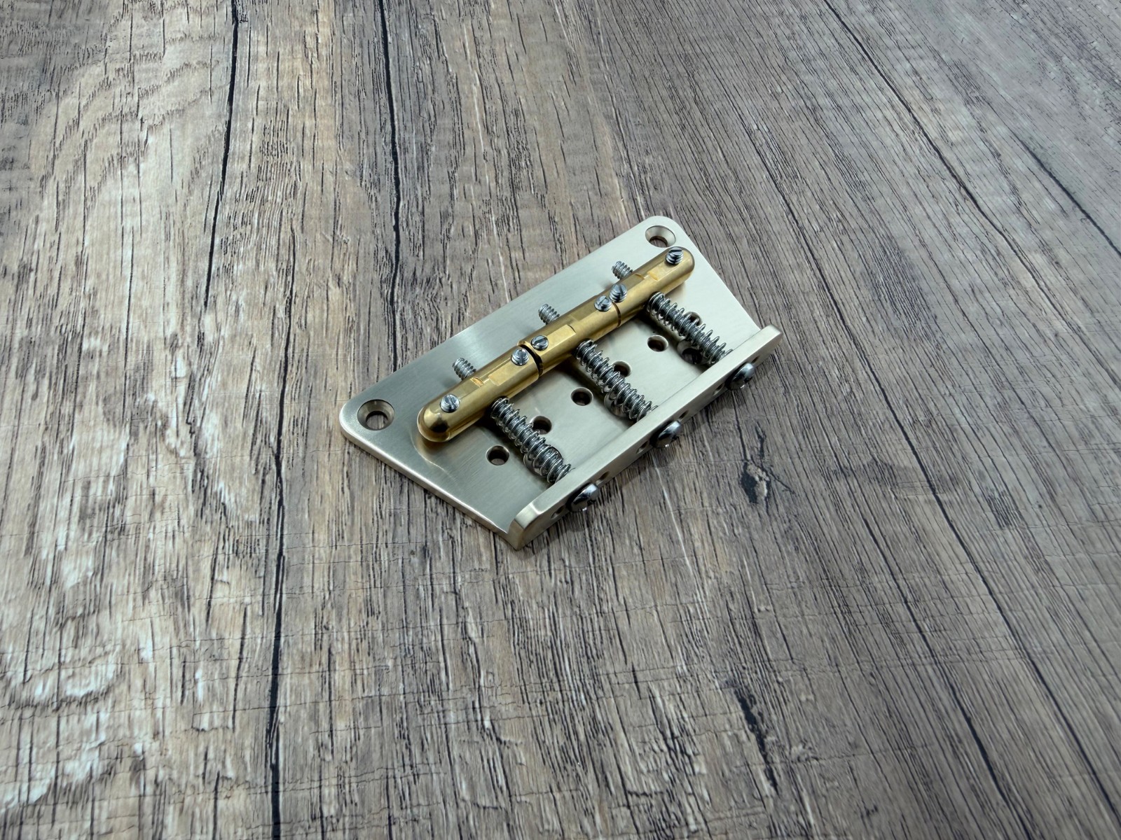 Brass Hardtail Hard Tail Fixed Guitar Bridge For 2-1/8'' String Spacing — view 4