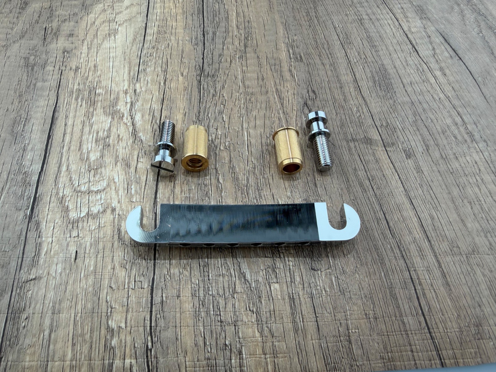 AUMSEN Brass Stop Tailpiece Chrome With Metric Studs Chrome — view 2