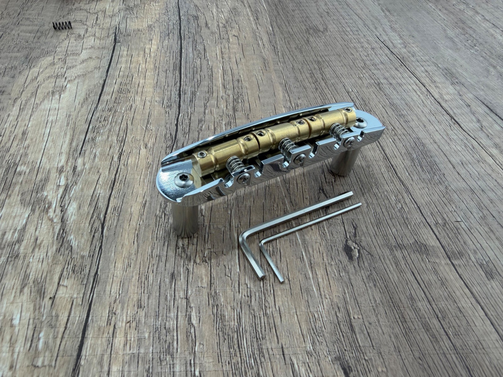 Bridge for Fender Mustang/Jaguar/Jazzmaster, 2 1/16 Spacing — view 1