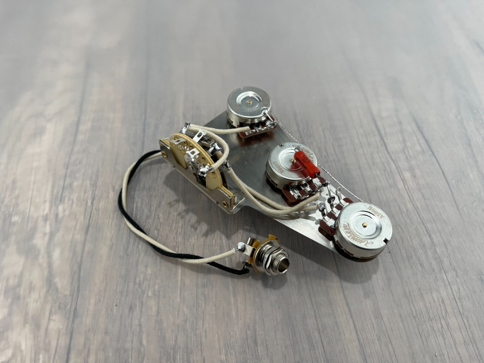 Fender Stratocaster Custom Modern, Bridge Tone Wiring Harness, 5-Way — A250K Philips 0.022 — view 2