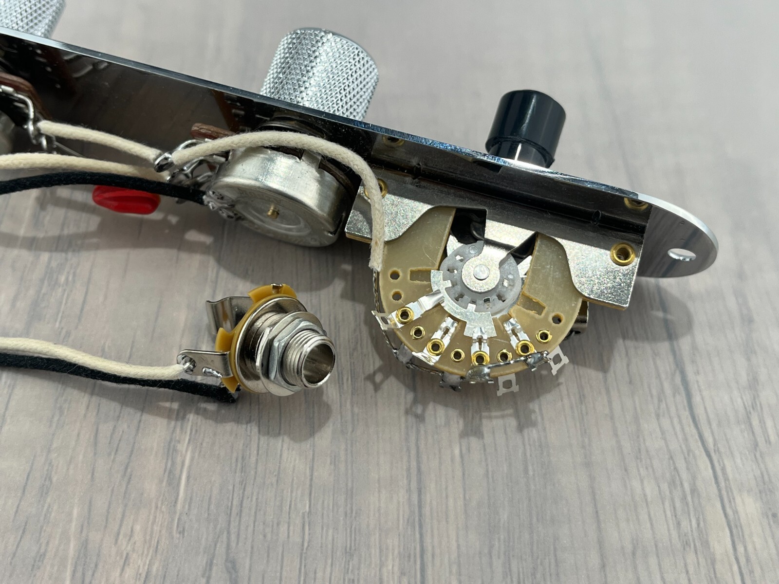 Modern Telecaster Wiring Harness Upgrade - AUMSEN — A250K Philips 0.022 — view 4