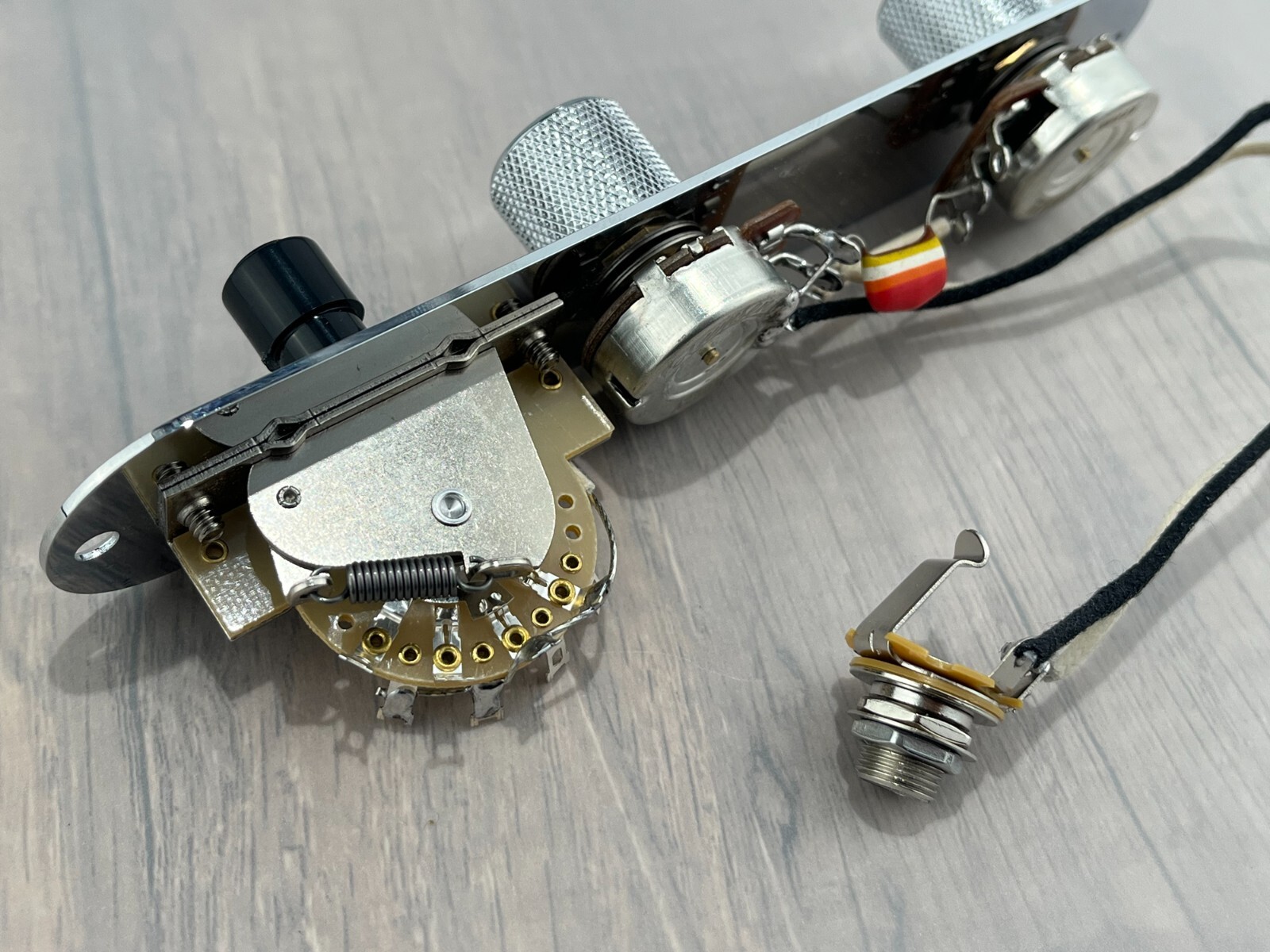 Modern Telecaster Wiring Harness Upgrade - AUMSEN — A250K Philips 0.022 — view 5