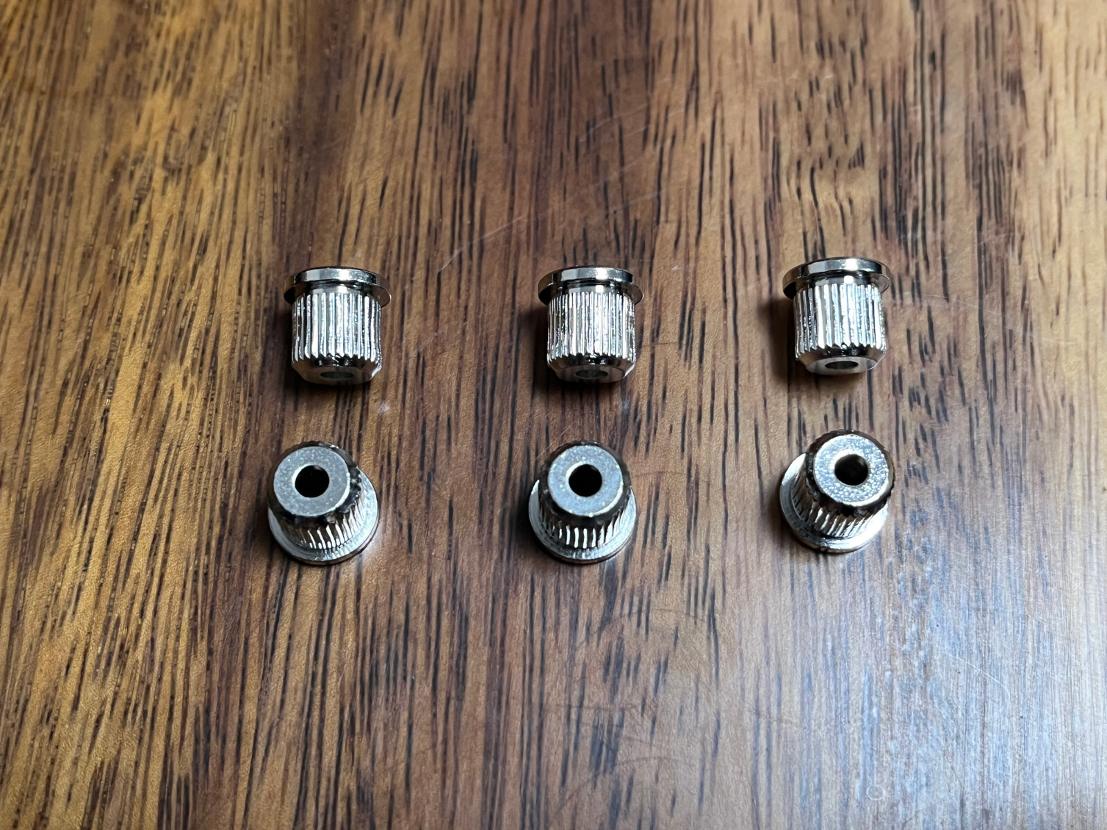 BRASS String Body Ferrules for Fender Telecaster/Tele - NICKEL — Aumsen guitar part