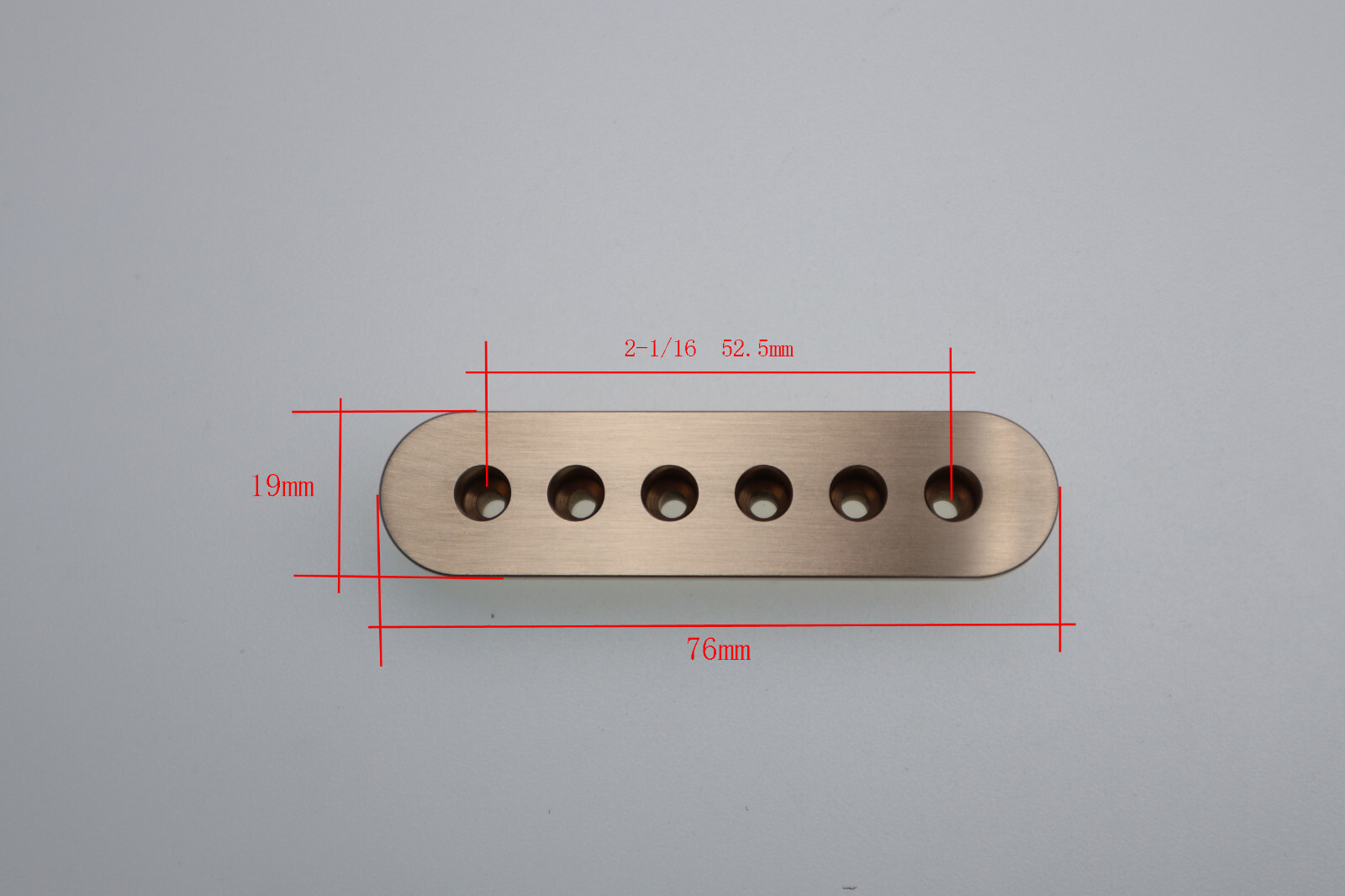 AUMSEN String Ferrule Block - Upgrade 2 1/16"(10.5mm) spacing for tele — view 3