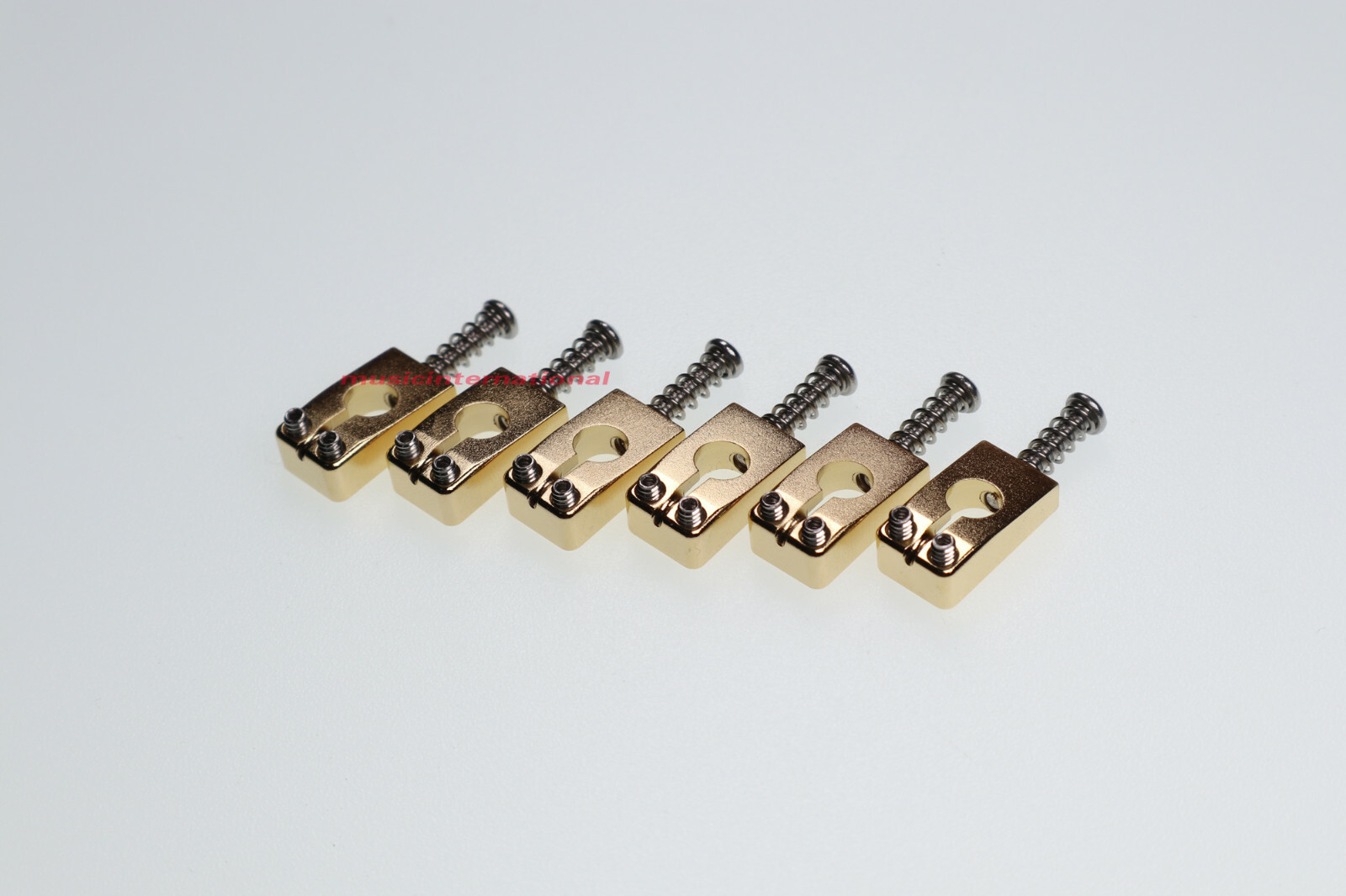 PRS Style Brass Saddles- Strat, Tele, 2-1/16" 10.5mm — view 2