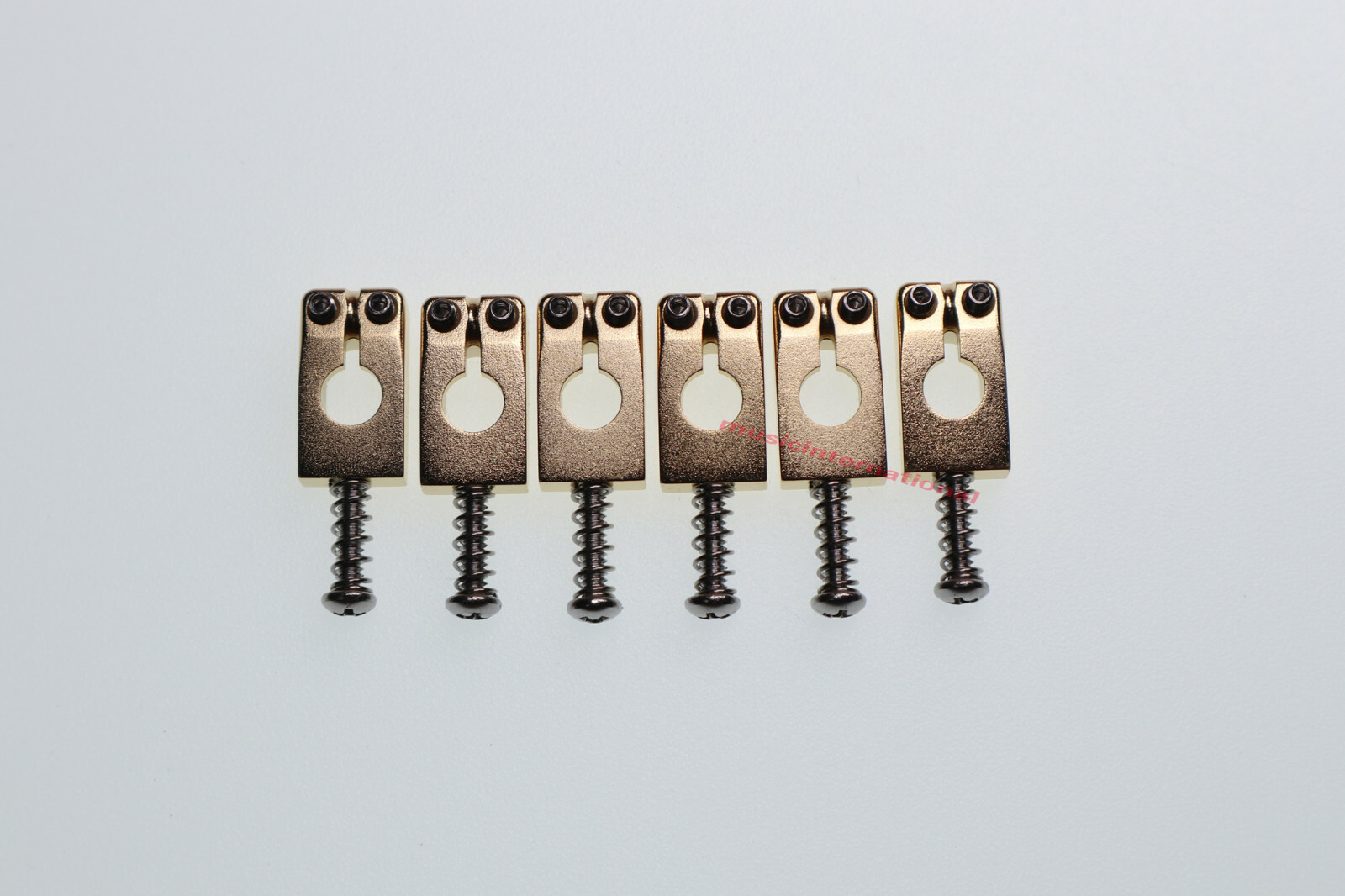 PRS Style Brass Saddles- Strat, Tele, 2-1/16" 10.5mm — view 4