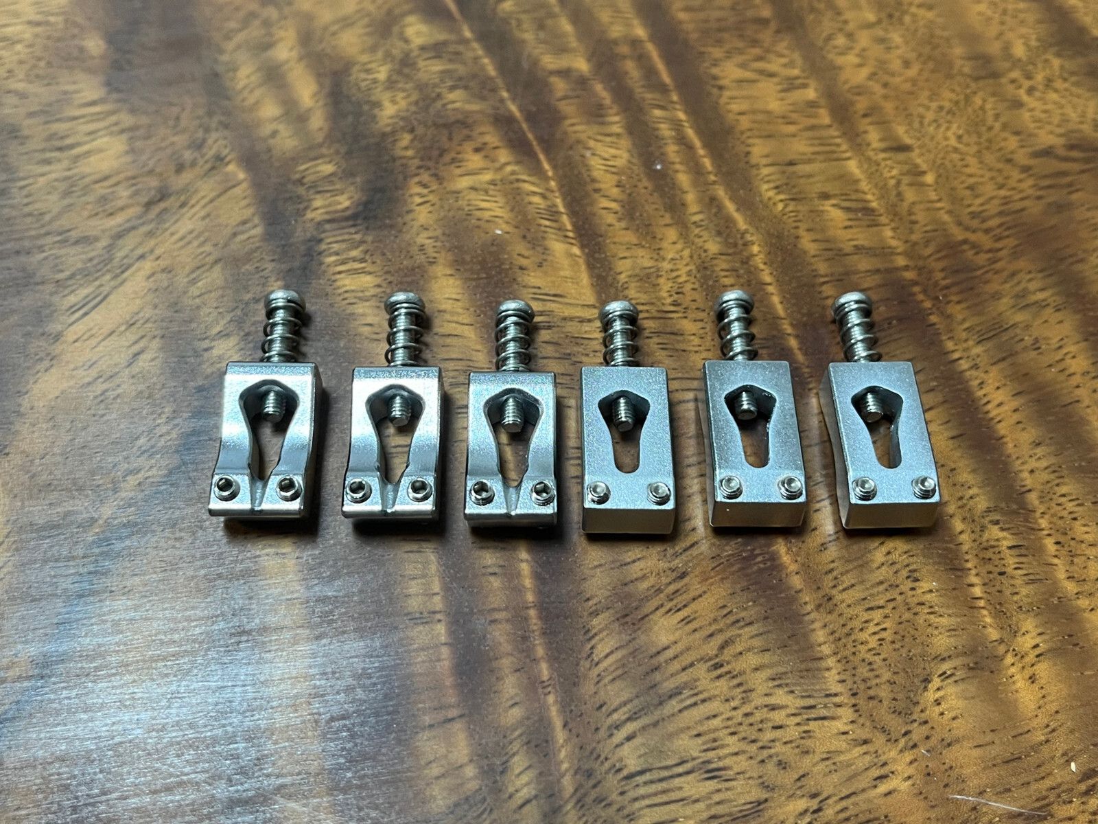 SOLID BRASS Saddles 10.8mm for 510T Tremolos - CNC machining-chrome — Aumsen guitar part