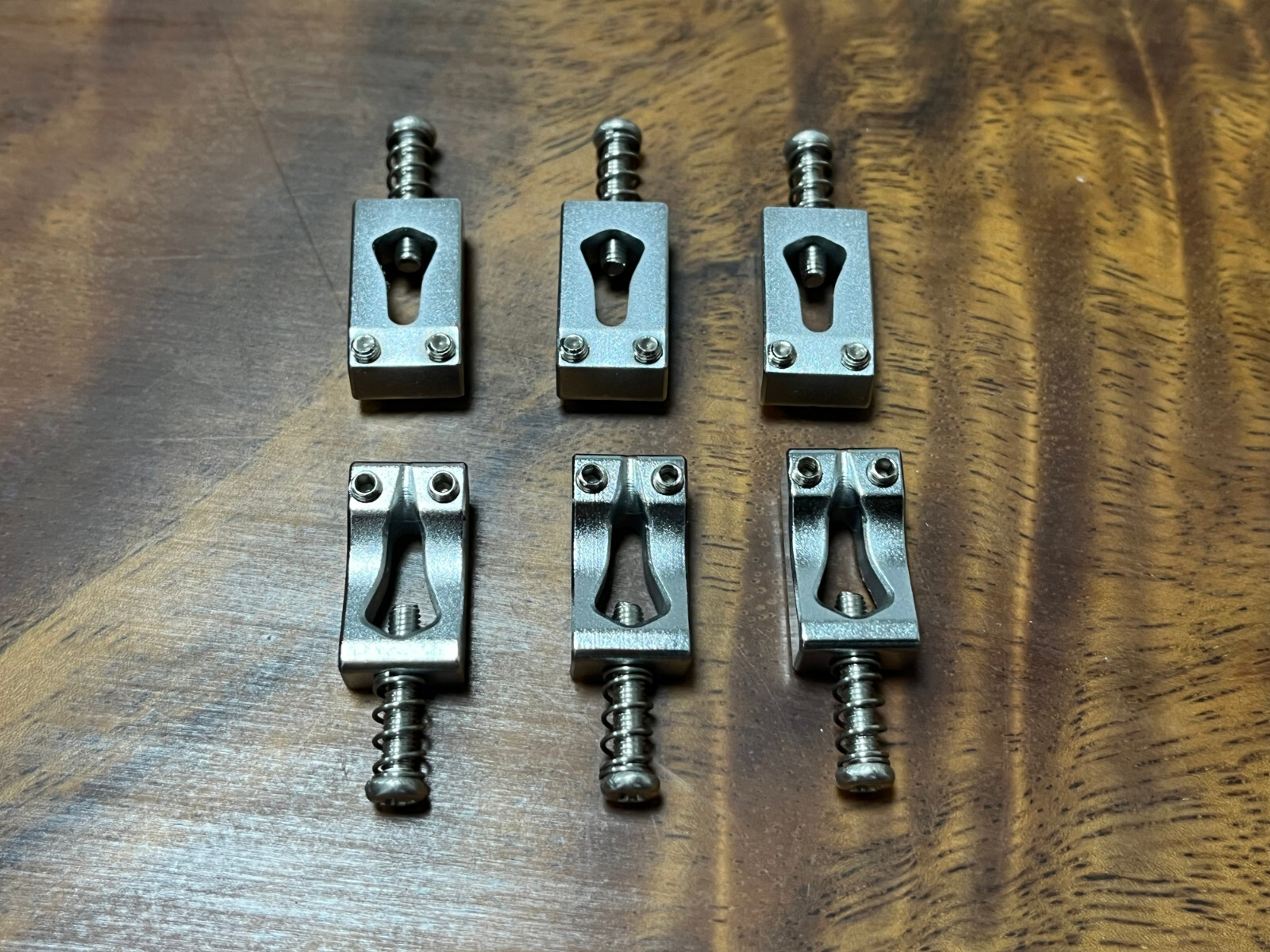 SOLID BRASS Saddles 10.8mm for 510T Tremolos - CNC machining-chrome — view 3