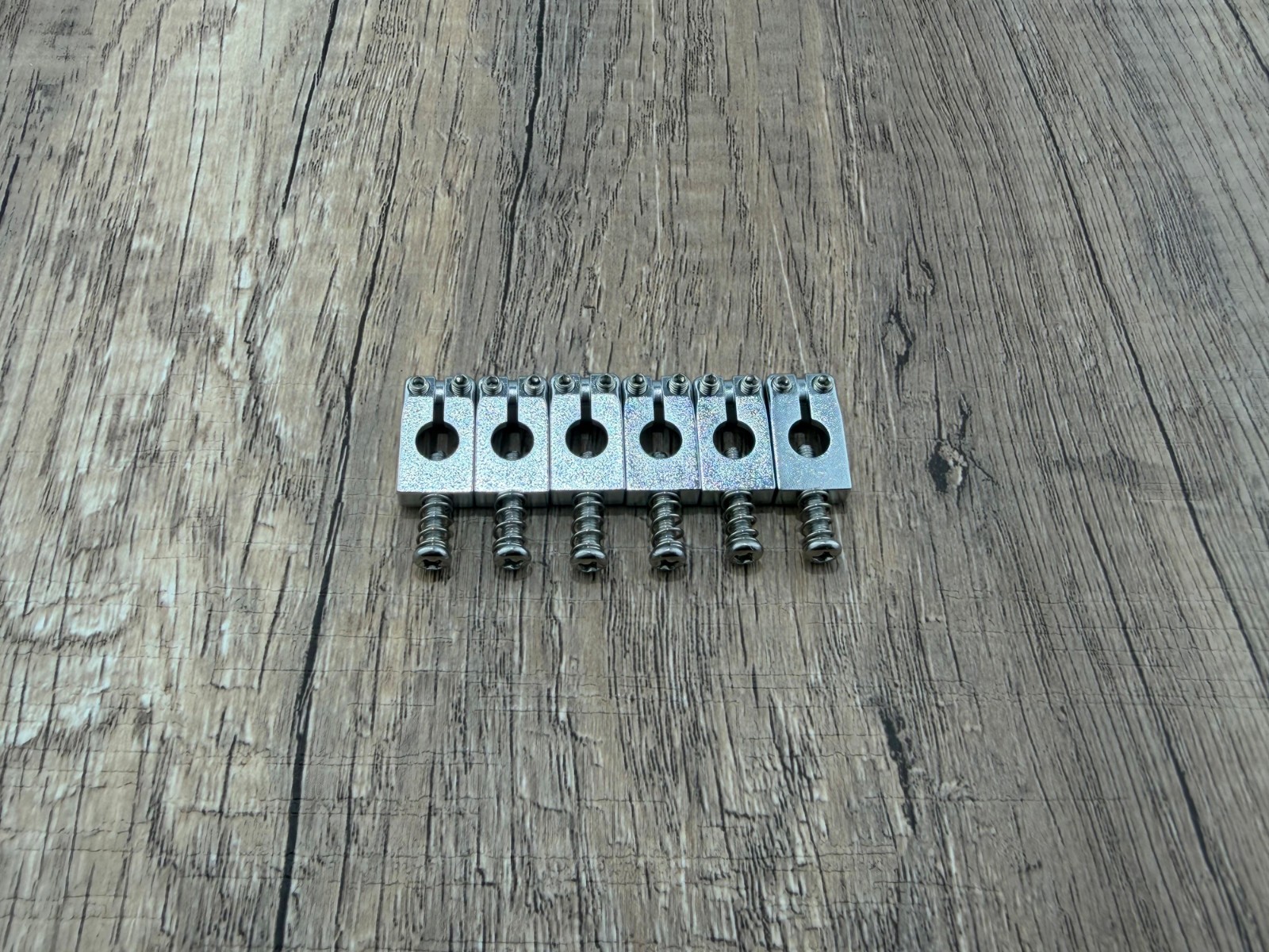 PRS Style stainless steel saddles - Strat, Tele, 2-1/16" 10.5mm — view 3