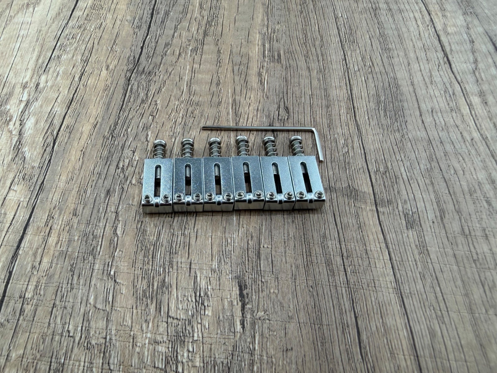 Stainless Steel Bridge Saddles For Fender ST Tele 2-1/16" CHROME — Aumsen guitar part