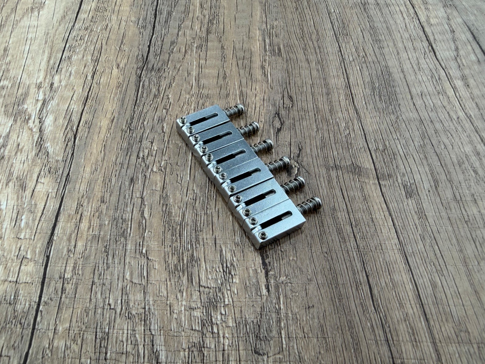 Stainless Steel Bridge Saddles For Fender ST Tele 2-1/16" CHROME — view 2