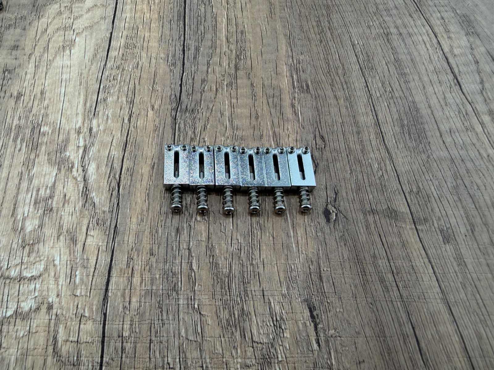 Stainless Steel Bridge Saddles For Fender ST Tele 2-1/16" CHROME — view 4