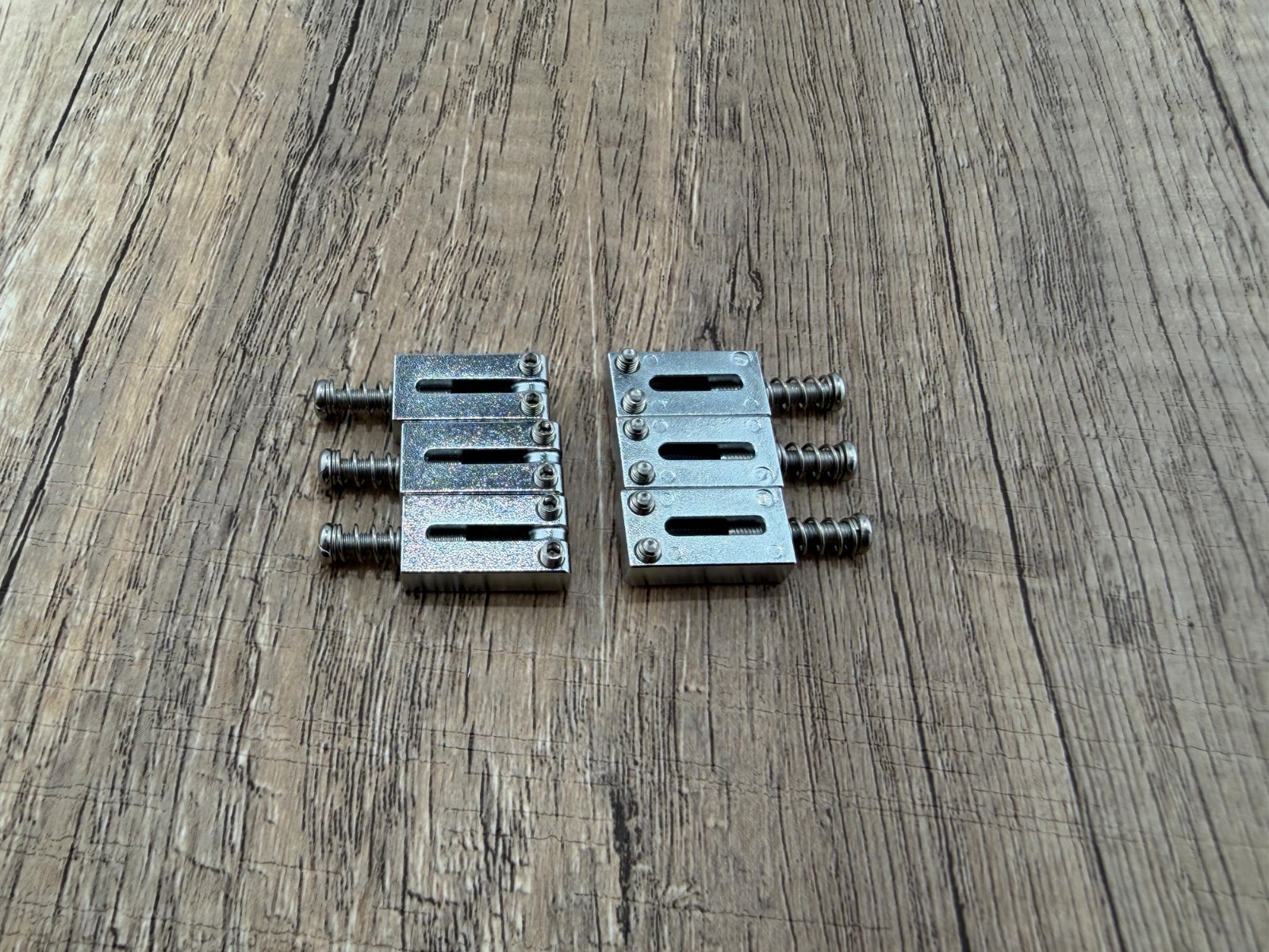 Stainless Steel Bridge Saddles For Fender ST Tele 2-1/16" CHROME — view 5