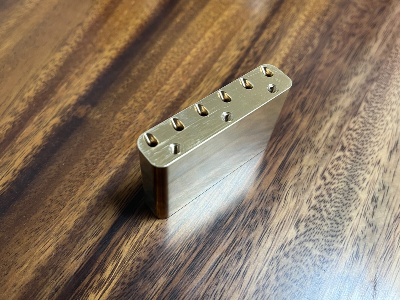 Brass Tremolo Block for Gotoh 510 FE/BS - 37mm or 42mm — 37mm — view 2