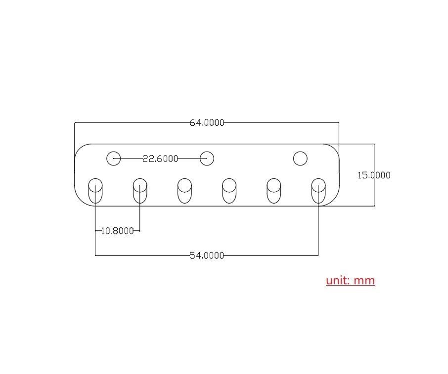 Brass Tremolo Block for Gotoh 510 FE/BS - 37mm or 42mm — 37mm — view 6
